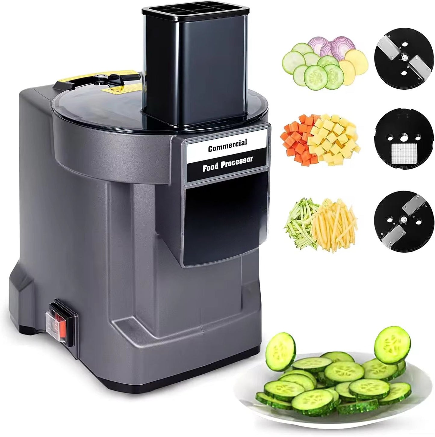 Electric Vegetable Chopper Compact Food Processor for Quick Slicing & Dicing
