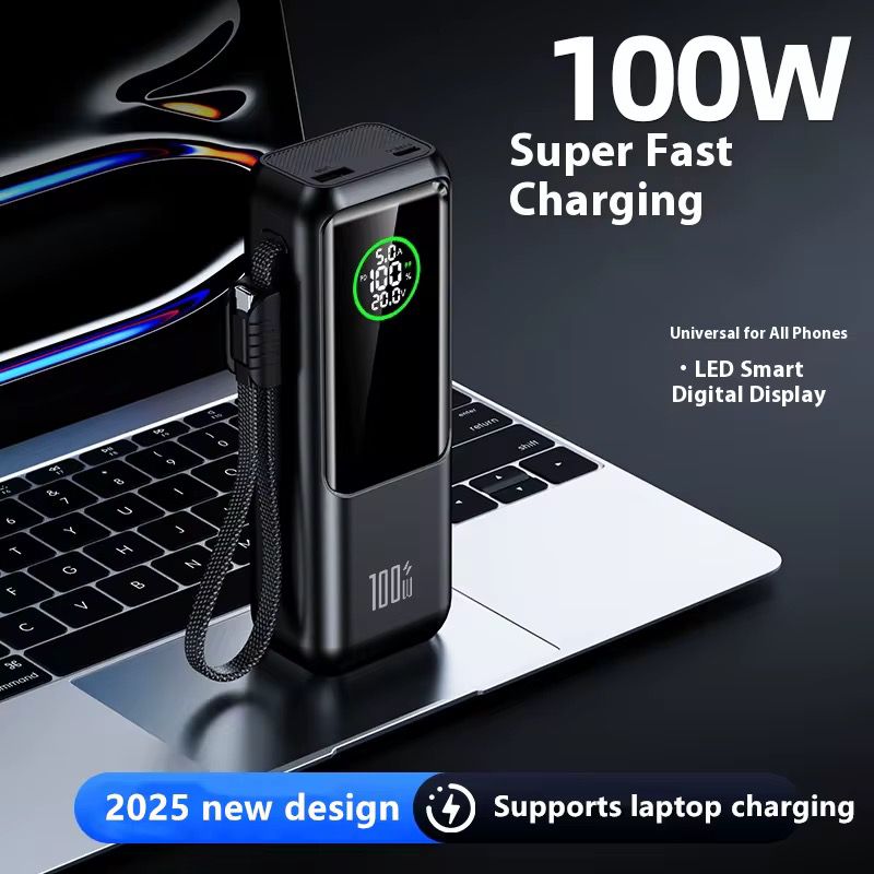 High-Capacity Laptop Power Bank Portable Charger for Laptops & USB-C Devices
