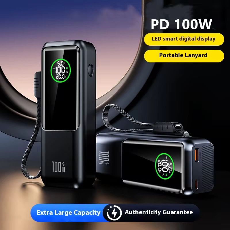 High-Capacity Laptop Power Bank Portable Charger for Laptops & USB-C Devices
