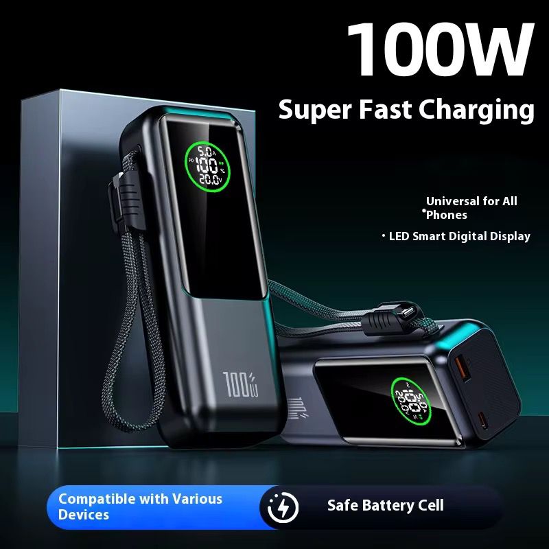 High-Capacity Laptop Power Bank Portable Charger for Laptops & USB-C Devices